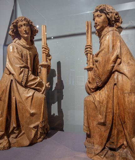 Leuchterengel-Paar, um 1510